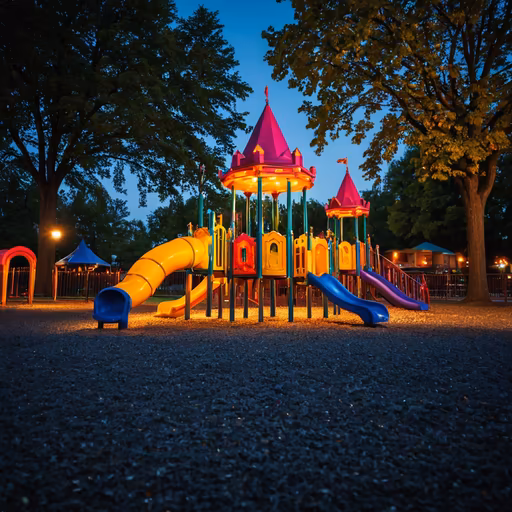 Playground at Night