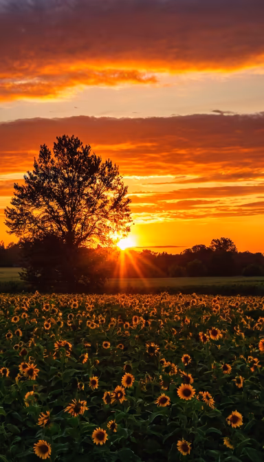 Sunflower Sunset Sunflower Sunset