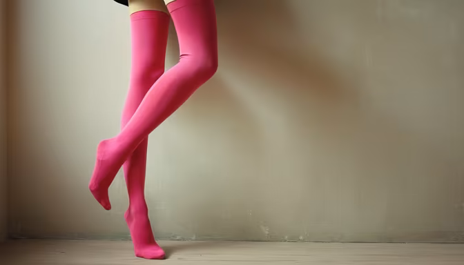 Pink Hosiery