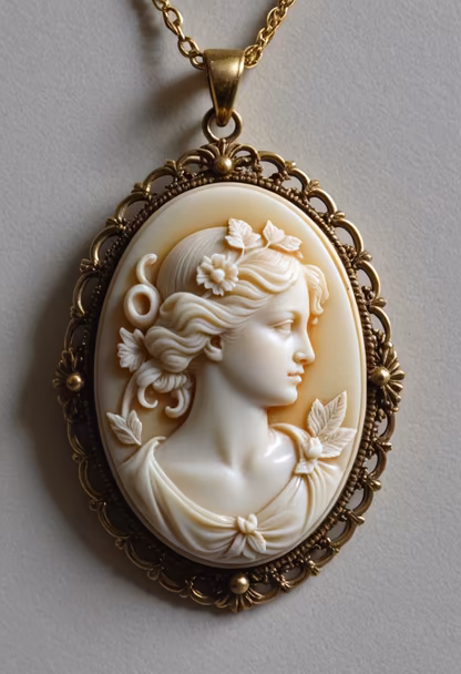 Vintage Cameo Pendant Vintage Cameo Pendant