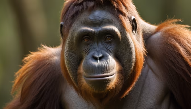 Orangutan Portrait