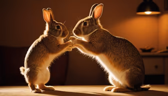 Bunny Handshake Bunny Handshake
