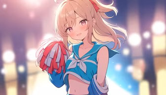 Cheerleading cuteness