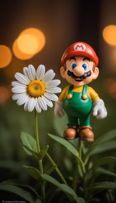 Mario in Bloom Mario in Bloom