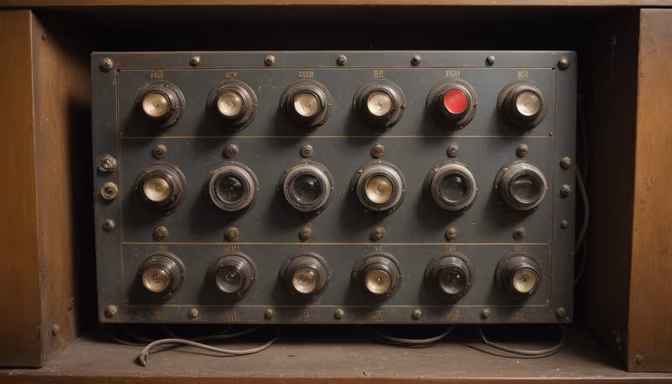 Vintage Control Panel