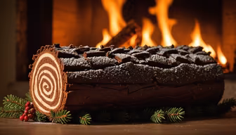Festive Yule Log Festive Yule Log