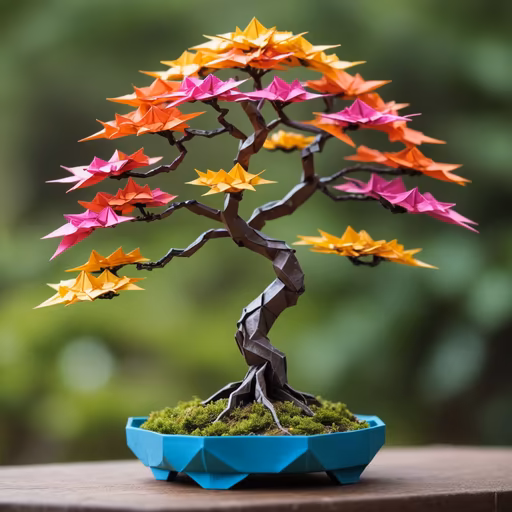 Origami Bonsai