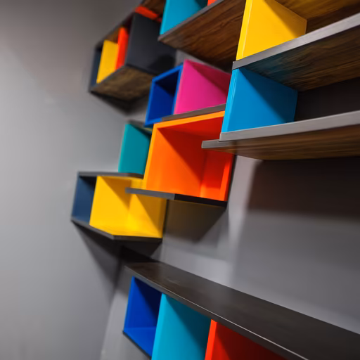 Colorful Shelves