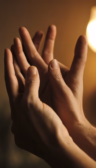 Hands in Light Hands in Light