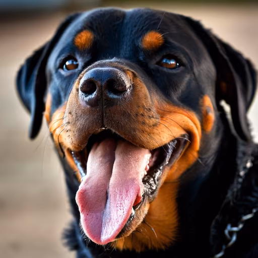 Happy Rottweiler