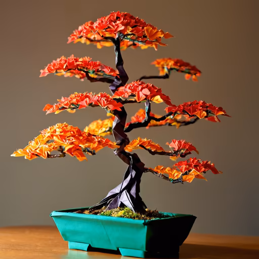 Origami Bonsai