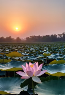 Lotus at Sunrise Lotus at Sunrise