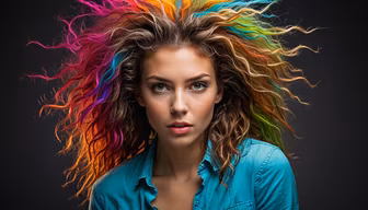 Rainbow Hair Rainbow Hair