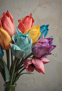 Rainbow Tulips Rainbow Tulips
