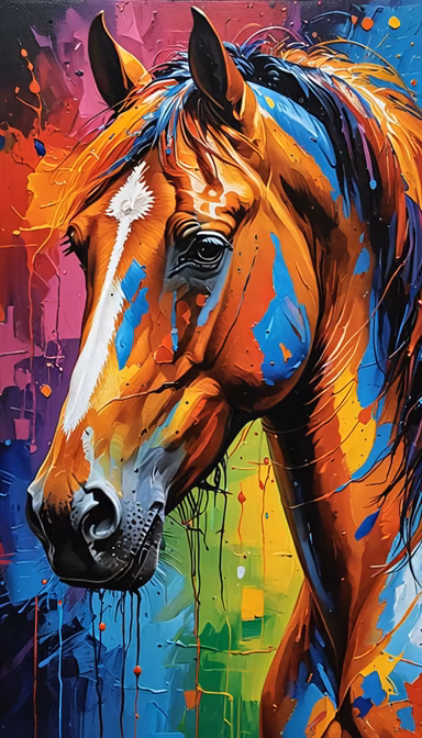 Colorful Horse