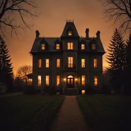 Grand Estate at Dusk Grand Estate at Dusk