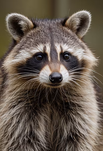Raccoon Portrait