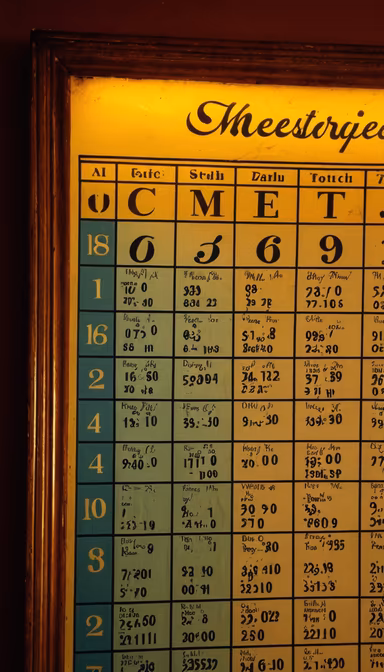 Vintage Chart Vintage Chart
