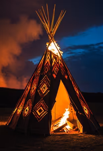 Night at the Tipi