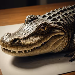 Alligator Close-Up Alligator Close-Up