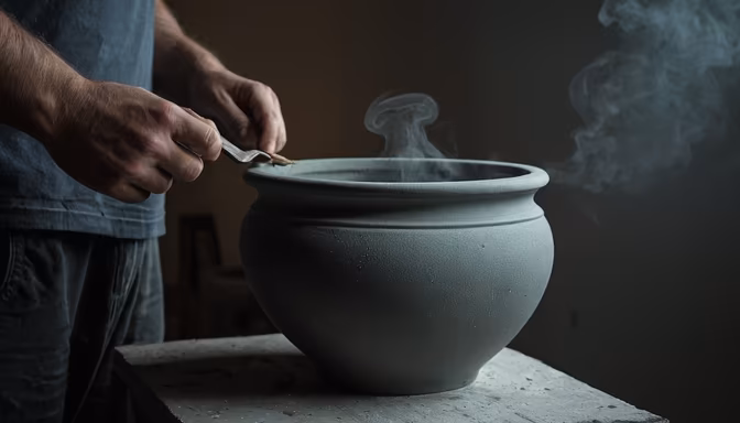 Pottery in Progress