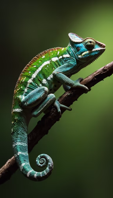 Chameleon on a Branch Chameleon on a Branch