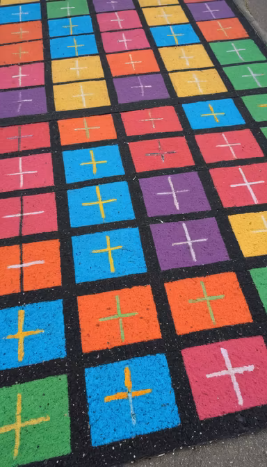 Colorful Crosswalk