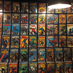 Comic Book Wall Comic Book Wall