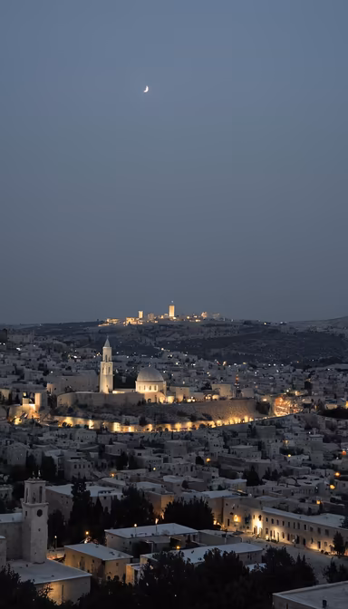 Jerusalem at Night Jerusalem at Night