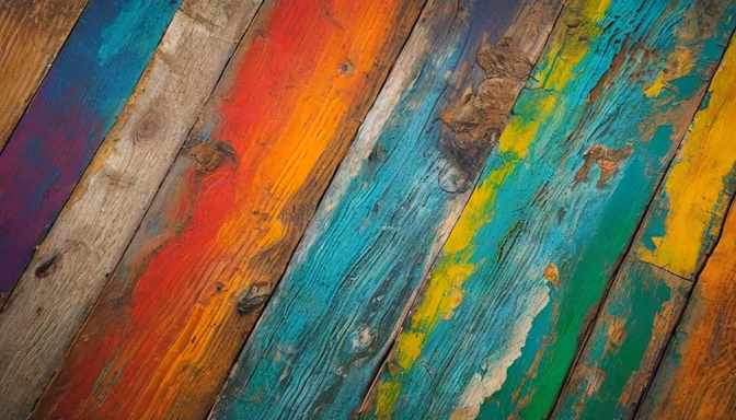 Colorful Wood