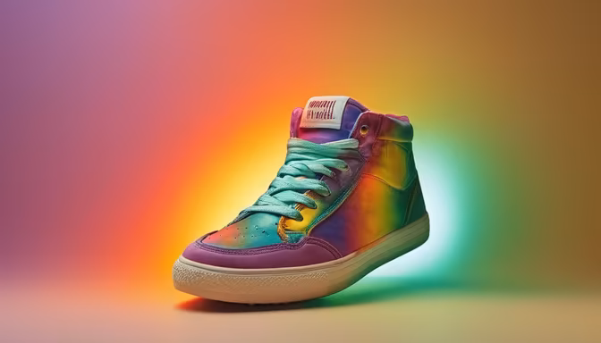 Rainbow High-Tops
