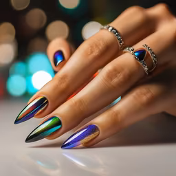 Iridescent Nails Iridescent Nails