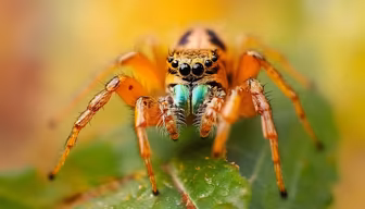 Jumping Spider Close-Up Jumping Spider Close-Up