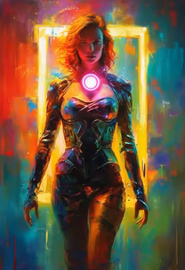 Cyberpunk Heroine Cyberpunk Heroine