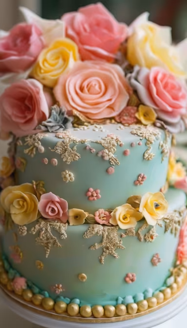 Floral Cake Delight Floral Cake Delight