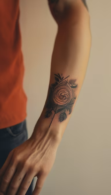 Inked Rose