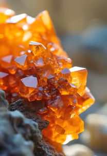 Orange Crystal Cluster Orange Crystal Cluster