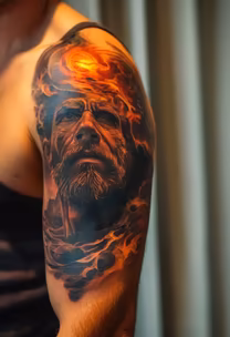 Fiery Portrait Fiery Portrait