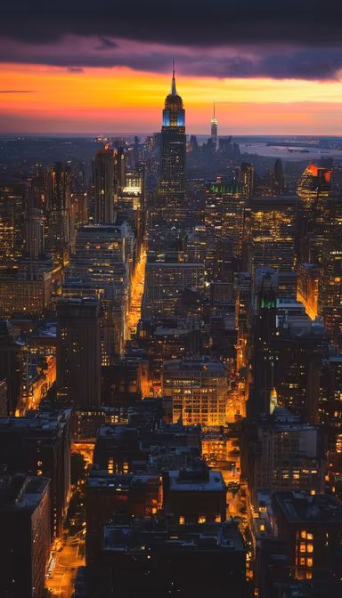 New York City at Dusk New York City at Dusk