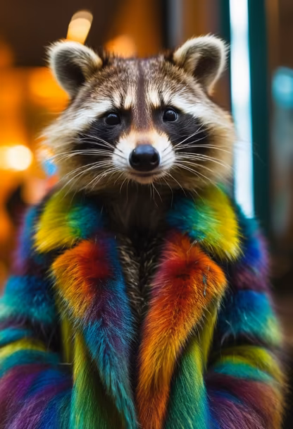 Rainbow Raccoon Rainbow Raccoon