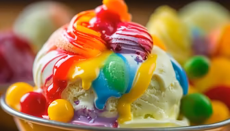 Rainbow Ice Cream Rainbow Ice Cream