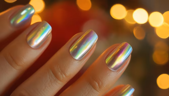 Iridescent Nails