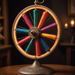 Colorful Yarn Wheel Colorful Yarn Wheel