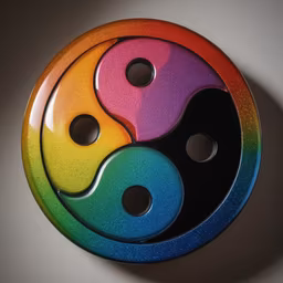 Rainbow Yin Yang Rainbow Yin Yang