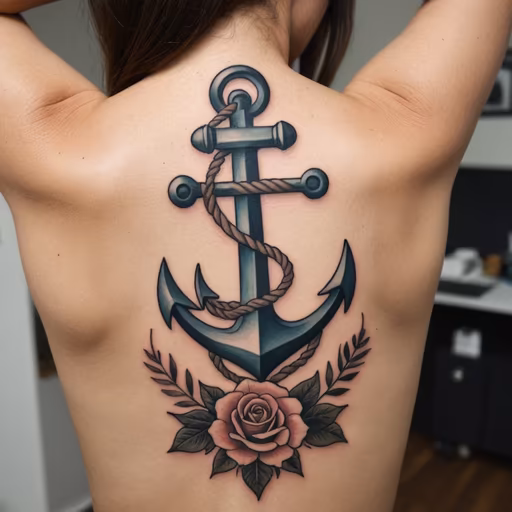 Anchor and Rose