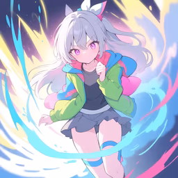 Anime Girl in Action Anime Girl in Action