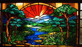Stained Glass Landscape Stained Glass Landscape