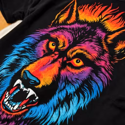 Colorful Wolf Colorful Wolf
