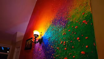 Rainbow Wall Rainbow Wall