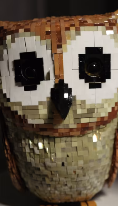 Mosaic Owl Mosaic Owl